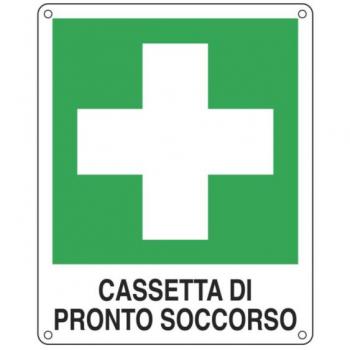 Cartello segnalatore 25x31 cm Cassetta pronto soccorso E20114X