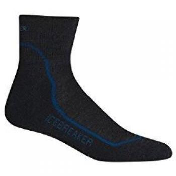 Herren-Socken Icebreaker Hike Plus Light Mini – Jet Black, XL (Jet HTHR/Cadet)