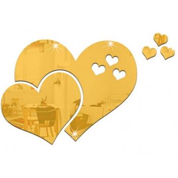 Reflejo Amor 3D en Forma de Corazón