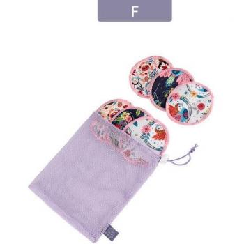 6 Pcs Waterproof Washable Bamboo Nursing Pads