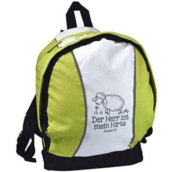 Kinderrucksack Schäfchen aus widerstandsfähigem Nylon Der Herr ist Mein Hirte mit Reflektoren