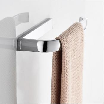 Anillo para toalla de latón en color oro rosa, soporte de barra de toalla, accesorios de baño montados en la pared JM-FZG