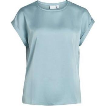 Tourmaline Bleu Blouse Vila Top Ellette Noos