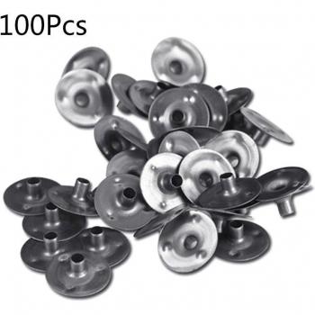 100 Pcs Metal Wick Holders for Candle Crafting