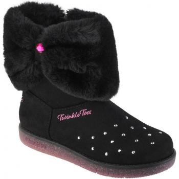 Skechers Girls' Cozy Cuddlers Glitzy Glam Winter Boots