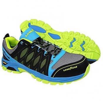 Silverstone S1P Sicherheitsschuhe von Goodyear Black/Green