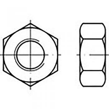 Crou hexagonal M3 en acier inoxydable A2