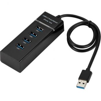 4-Port USB Hub for PC and Laptop