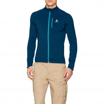 Odlo Herren Warm-Clip Midlayer Jacke Poseidon S