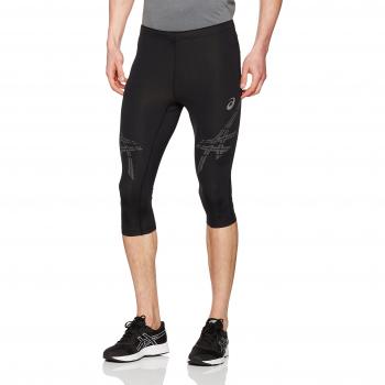 ASICS Herren Stripe 3/4 Tight Schwarze Performance‑Version S