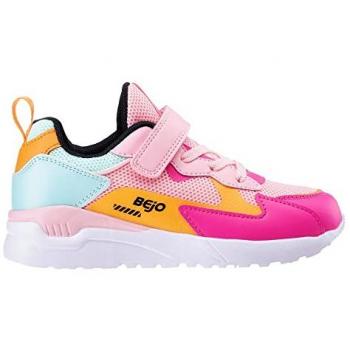 Girls' Bejo Agepi Trainers – Low Top, Pink/Mint/Orange (EU 30)