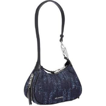 Karl Lagerfeld Blauer Denim Crossbody – K/Bridge Small Black – Unisize