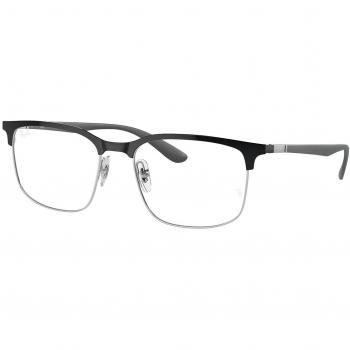 Ray-Ban RX6518 3163 Gafas Recetadas para Hombre Negras con armazón negro y lentes de 57 mm