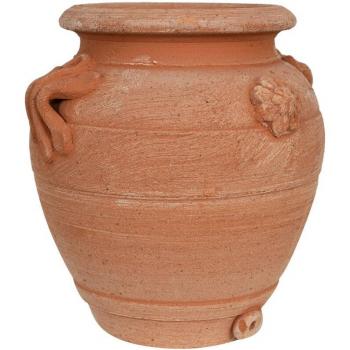 Vaso tondo per piante, terracotta, uso esterno 15cm