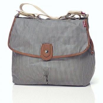 Babymel Baby Bag Satchel (Navy Stripe)