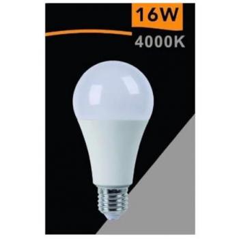 Lumière LED Ronde E27 16W Ambiance Naturelle 4000K