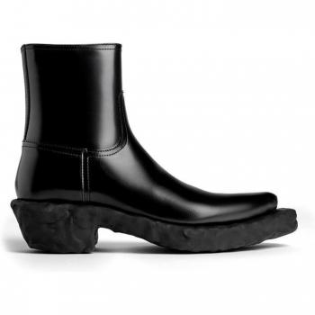 Bottines CAMPERLAB en cuir noir pour homme 38