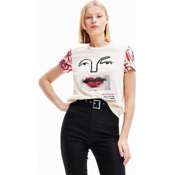 Bianco XS Desigual Maglietta