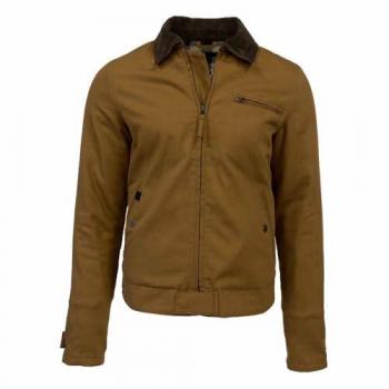 Giacca Rokker Canvas Moto Tessile Marrone L