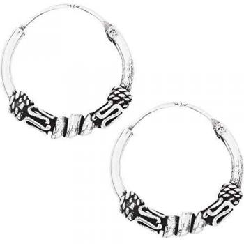 Pendientes de Aros Standard de etNox en Plata de Primera Ley