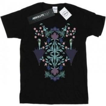 Mary Poppins Floral Collage Boyfriend Tee for Women