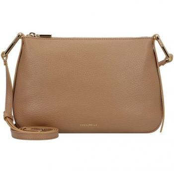 Coccinelle Brown Leather 27 cm Magic Shoulder Bag