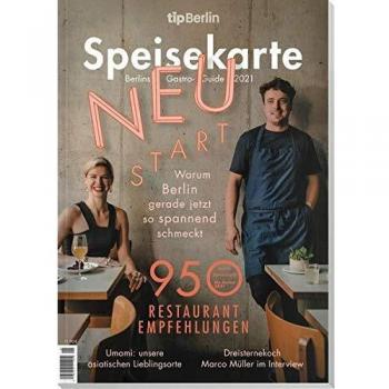 GCM Go City Media Tipberlin Speisekarte 2021: Berlins Gastro-Guide Mit 950 Restaurant-Empfehlungen