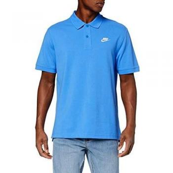 Polo Uomo Nike M NSW Ce Matchup Pacific Blue/White S