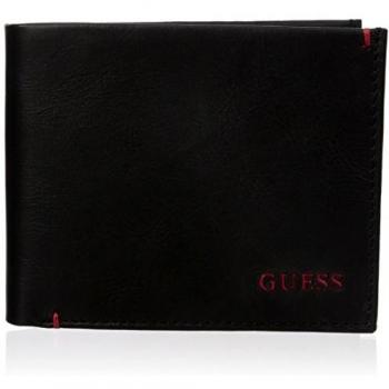 Mens Guesses Leather Wallet – Slim Bifold Model