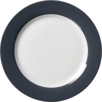 Ritzenhoff & Breker DOPPIO ANTHRAZIT Speiseteller, 270 mm, spülmaschinenfest, 6er Pack