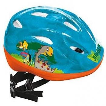 Étiquette unique casque bleu ciel orange 28332