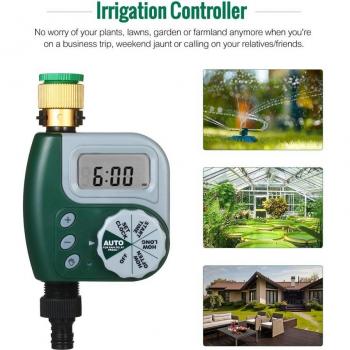 Automatic Irrigation Controller with Dual Outlets