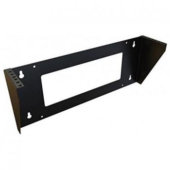 Staffa di montaggio da muro verticale 19'' easyline 4u nero