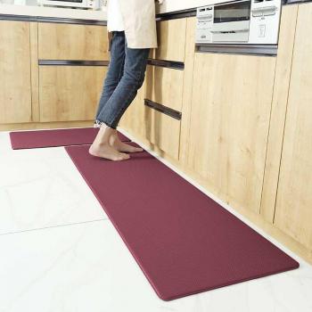 1PC PVC Bodenmatte Küche Leder Lange Matte für Schlafzimmer Wohnzimmer Fußmatten Wasserdicht Ölbeständig