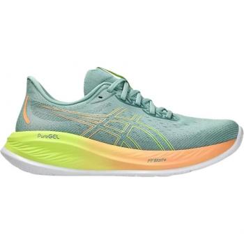 Asics Gel-Cumulus 26 Paris Schuhe Grün Orange AW24, Größe 46