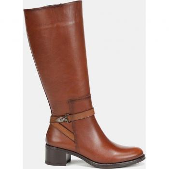 Chiara Dorking Botas de Mujer 8965 Cuero con Tacón Bloque