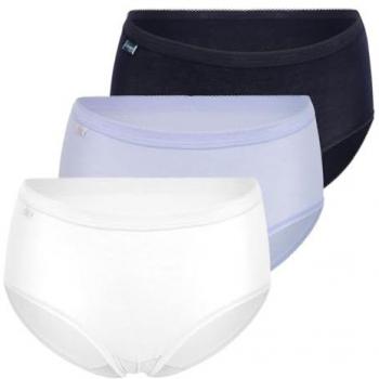 Sloggi 3er-Set klassische Damenslips Basic 10107163 Bunt 48 Damen
