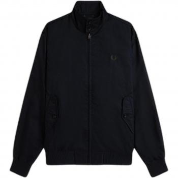 Fred Perry Classic Harrington Men's Sweat Jacket Black