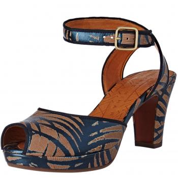 Chie Mihara Inara Sandali con Platea Donna Blu (jamba Petrol-cinta Falla 64)