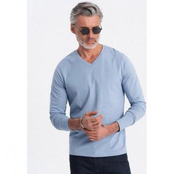 OMBRE Herren Langarmshirt V-Ausschnitt
