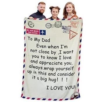 Flannel Throw Blanket Gifts (To My Dad)