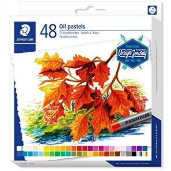 Pastels à l'huile de très haute qualité, 48 couleurs assorties