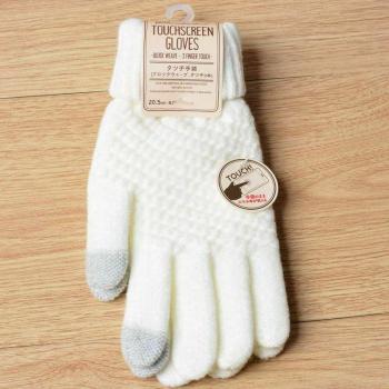 Women's Thick Cashmere Touchscreen Mittens