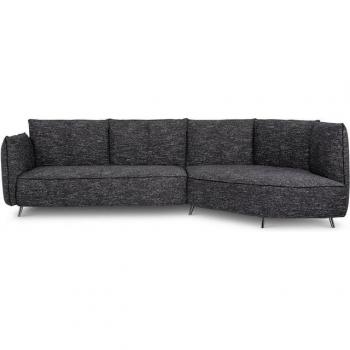 Designwerk Loungesofa »Faber«, Elegantes Sofa mit Rückenteil