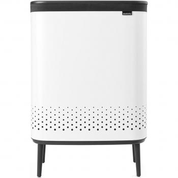 Bo High Corbeille à linge Brabantia 2×45 L – Blanc