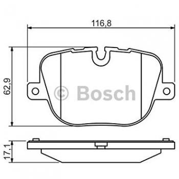 BOSCH 0 986 494 409 Pastilhas de Travão
