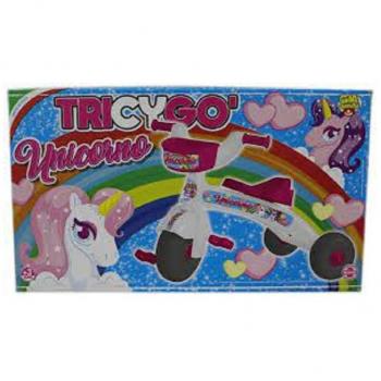 Triciclo Unicorno di Plastica