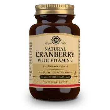Solgar Cranberry & Vit C – Cápsulas vegetales