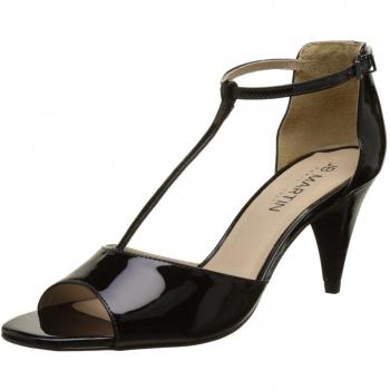 Jb Martin 1BOUGIE, Sandali Punta Chiusa Donna, Noir (Veau Vernis Noir), 38 EU