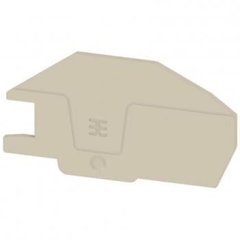 Piastra terminale Weidmüller 20 pz beige